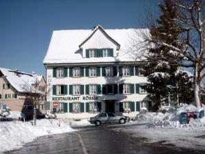 Hotel Restaurant Rössli v zimě