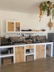 Kuchyň nebo kuchyňský kout v ubytování Portitxol apartamento reformado a estrenar