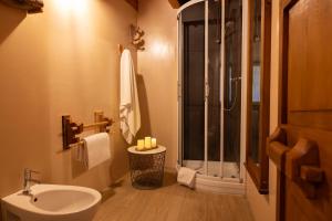 Koupelna v ubytování Chalet d'Aoste