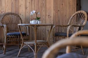 Posezení v ubytování Chalet d'Aoste