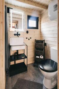 Koupelna v ubytování Idyllisches Tiny House III mit Sauna