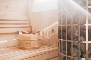 Koupelna v ubytování Idyllisches Tiny House III mit Sauna