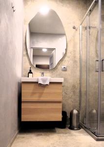 Koupelna v ubytování Apartmán u potoka
