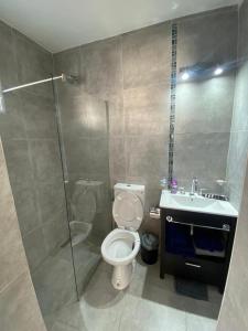 Koupelna v ubytování MIGUEL JUAREZ 47