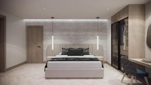 Cama ou camas em um quarto em Le Parc Hotel, Beyond Stars