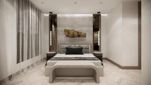 Cama ou camas em um quarto em Le Parc Hotel, Beyond Stars