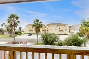 a view from the balcony of a house at Las Palmas Condominiums #10 in South Padre Island
