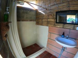 Koupelna v ubytování Hostal Payaca