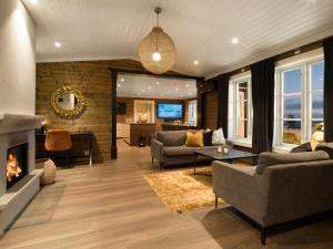 Χώρος καθιστικού στο Løvsangeren 1,5 hour from Oslo - 6 bedrooms - 14 sleeps - Sauna