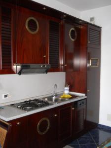Kuchyňa alebo kuchynka v ubytovaní Appartamento Caponero