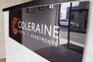 Certifikát, hodnocení, plakát nebo jiný dokument vystavený v ubytování Coleraine Suites & Apartments