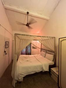 Postel nebo postele na pokoji v ubytování Ocean View Goan Beach House