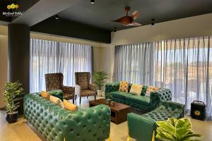 Posezení v ubytování Weekend Fables - Panache - Villa in Igatpuri