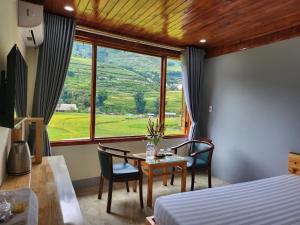 Posezení v ubytování Mường Hoa Local House