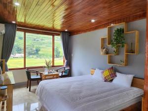 Postel nebo postele na pokoji v ubytování Mường Hoa Local House + 16 fotografií