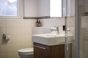 Koupelna v ubytování Brentschpark Wohnung C 96