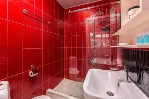 Koupelna v ubytování Sunny Hotel Tbilisi
