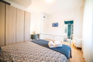 Postel nebo postele na pokoji v ubytování b&b All'Angelo