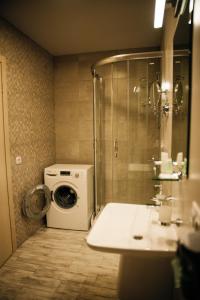 バコヴェルにあるVILSON hotelのバスルーム(洗濯機、シンク付)
