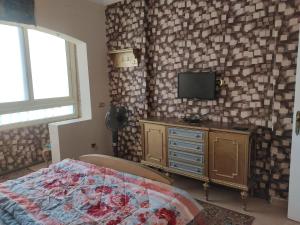 TV a/nebo společenská místnost v ubytování Elkhaima motel