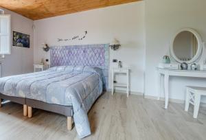 Villa Le Cicale - Irpinia tesisinde bir odada yatak veya yataklar