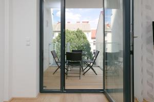 Balkon lub taras w obiekcie Vienna Stay Apartments Castellez 1020