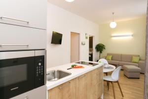 Kuchnia lub aneks kuchenny w obiekcie Vienna Stay Apartments Castellez 1020