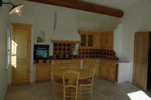 Dapur atau dapur kecil di gite de provence