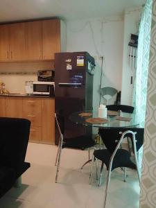 A cozinha ou cozinha compacta de Boracay Apartment unit 5