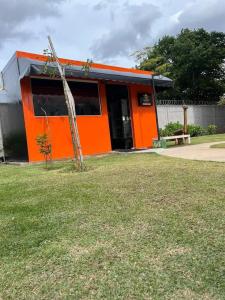 Un jardín fuera de Apartamento Interlagos autódromo