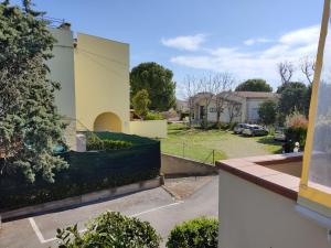 a view from the balcony of a house at PASSIONE MARINARA-Trilocale con ARIA CONDIZIONATA e Parcheggio a Marcelli in Numana