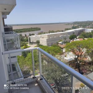 arial view of a building with a view of a city at Gaudium in Paraná