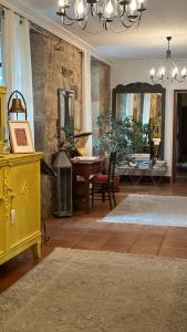 Posezení v ubytování Casa a Pedreira Rias Baixas
