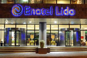 a building with a sign that reads embodied lido at Enotel Lido - All Inclusive in Funchal