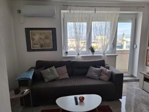 Posezení v ubytování Apartman u Zemunu