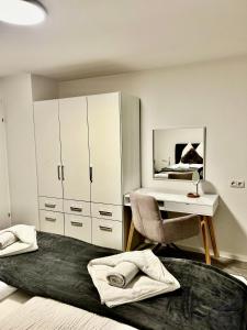 Ruang duduk di My Appartements