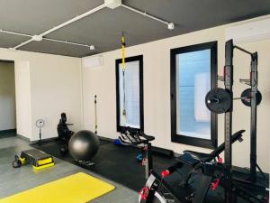 Fitness centrum a/nebo fitness zařízení v ubytování Home fontana maria