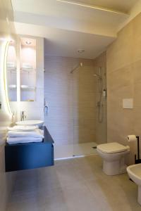 Koupelna v ubytování La Pergola Suites