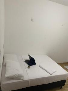 Ένα ή περισσότερα κρεβάτια σε δωμάτιο στο Pousada Manu Guajiru