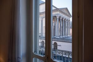a view of a building from a window at L'Angolo di Casa Verrua in Turin
