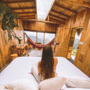 Postel nebo postele na pokoji v ubytování Hostal La Laguna + 32 fotografií