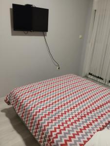 TV a/nebo společenská místnost v ubytování Apartman Lenka