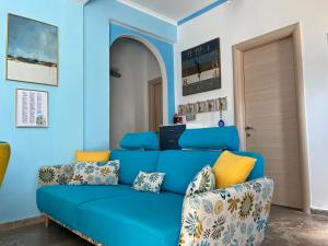 Χώρος καθιστικού στο Kalosýni Holiday Home Lefkada