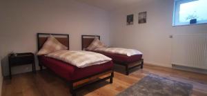 Postel nebo postele na pokoji v ubytování Ferienwohnung Albbruck/Albert