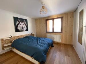 Rúm í herbergi á Beau duplex refait à neuf, 45m2, 4/5 pers, vue