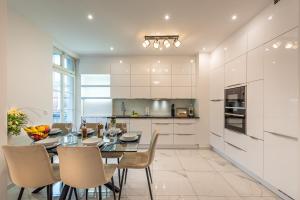 Η κουζίνα ή μικρή κουζίνα στο VIVID Luxury Apartment Ludwigsburg - Blühendes Barock-Forum-Schloss-Modern