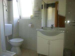Koupelna v ubytování Apartments Dalmacija