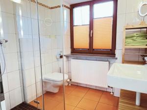 Vannituba majutusasutuses Appartements Skida