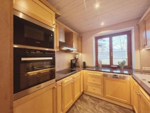 Köök või kööginurk majutusasutuses Appartements Skida