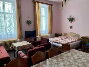 Postel nebo postele na pokoji v ubytování Apartma 299
